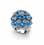 l Meister Jewelry l GT Ring Blue
