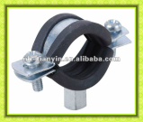 hose clamp/hoop with rubber 