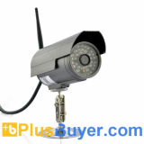 Wireless Outdoor IP Camera w/ Built-In DVR (720p HD, 48 IR LEDs Night Vision)