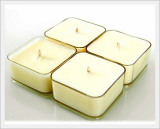 Square Tea Light Soy Candle