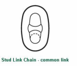 Stud Link Anchor Chain - common link