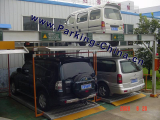 Hydraulic puzzle parking system