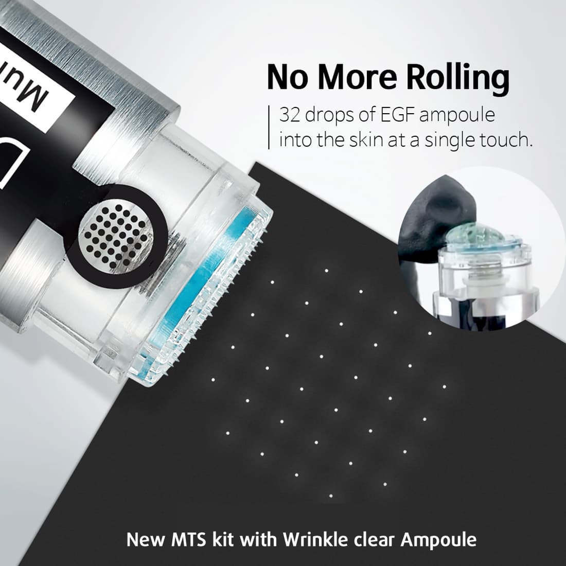 New Derma MTS Kit with Wrinkle Clear Ampoule Inside