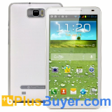 Glacier - 6 Inch 3G Android 4.1 Phone (8.0MP Camera, 1GHz Dual Core CPU, White)