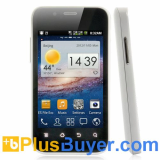 Dual SIM Android Smarphone with 3.5 Inch Display and 1GHz CPU - White