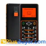 Quadband GSM Senior Cell Phone with GPS Tracking, Flashlight, SOS Calls