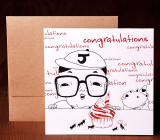 [LPO 018] Letterpress Congratulation Card