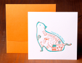 [LPO 013] Letterpress Thank You Card