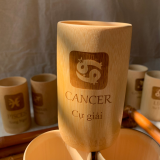 NATURAL BAMBOO WOOD CUP REUSABLE FOR COFFEE DRINKING HIGH QUALITY