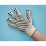 PVC dotted cotton knitted gloves