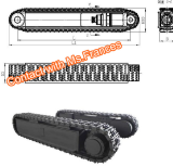 Steel undercarriage(crawler track chasis)