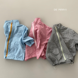 DE MARVI Kids Toddler Checked pattern zipper color scheme windbreaker jackets boys girls clothing