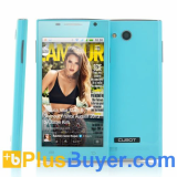 Cubot C10 - 4.5 Inch Dual SIM Android Phone (1GHz Dual Core, 854x480, Blue)