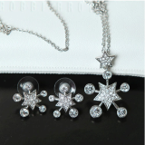 [LJ New York] Twinkling Star Earrings Necklace Set