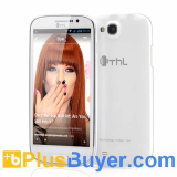 ThL W8 Lite - 5 Inch Android 4.2 Phone (1.2 GHZ Quad Core, 320 PPI, 12MP Camera, White)