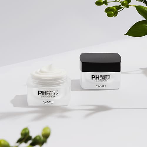 SAM'U PH SENSITIVE CREAM u0026 TREATMENT SAM\u2019U PH Sensitive Cream Mist | Daily Face Moisturizer for Dry \u0026 Sensitive  Skin | Korean Facial Mist Spray | Hydrating Makeup Fixer, 1, 3.38 fl. oz. |