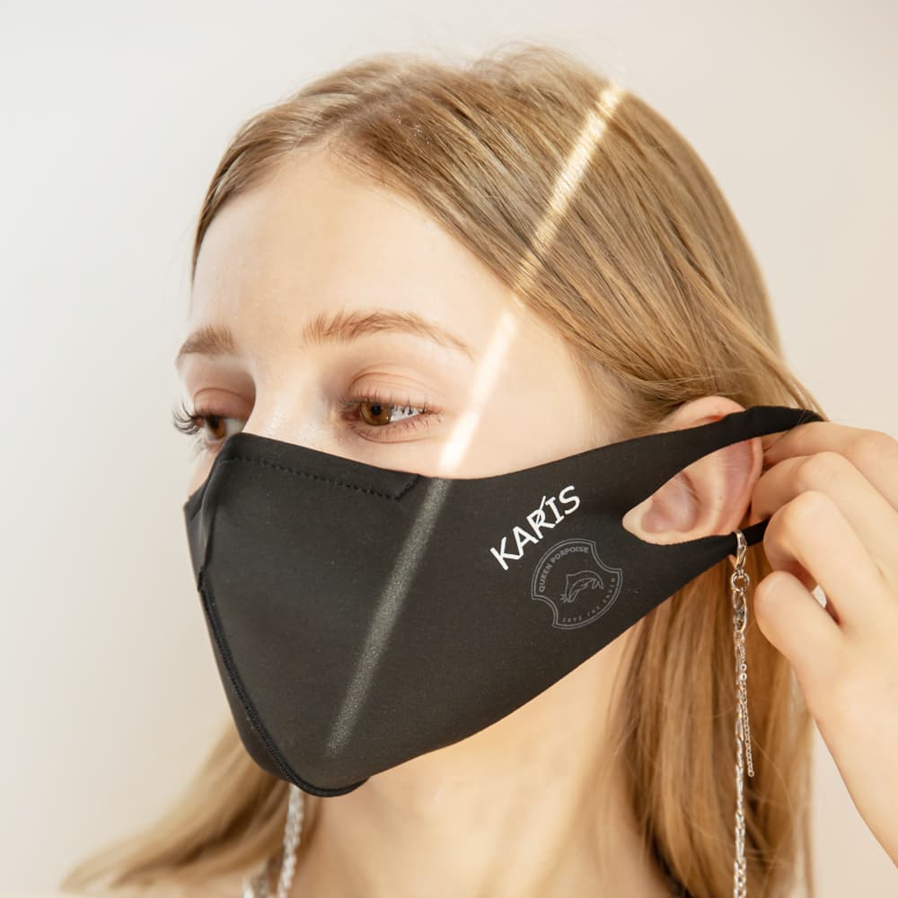 Washable FACE MASK _ Safety Assured_Good Ventilation_Copper Fabric Fashion Mask