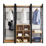 Metal bedroom cupboard Sturdy modular wardrobe