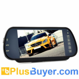 7 Inch Handsfree Bluetooth Rear View Mirror Monitor With Multimedia MP4 Player