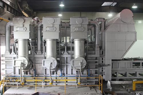 35T ALUMINUM MELTING FURNACES REGENERATIVE BURNER AND COMBUSTION