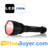 FlashMax X950 - CREE Q5 LED Flashlight (Red, 1200 Lumens, Waterproof)