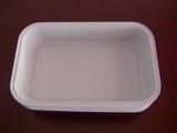 Wrinkle-free coating meal container 
