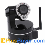 1/4 Inch Color CMOS Sensor Wireless IP Camera (PTZ, 2 Way Audio, Wi-Fi)