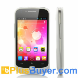 Crystal - 3.5 Inch Screen Dual SIM Android 4.0 Phone with 1GHz CPU - White