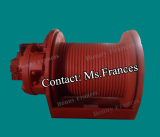 Hydraulic winch for piling and drilling rig