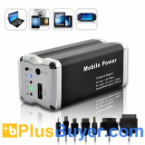 9000 mAh Mini USB Battery Charger with 7 connectors