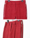 WOMEN'S lace pants [RED]