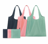portable folding promotion logo reusable shopping bag 