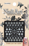 Nail Art Sticker NSA-15(Premium Silver)