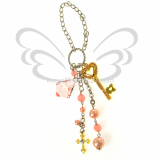 Heart Key Charm Strap