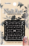 Nail Art Sticker NSA-20(White) 20 designs are availalbe.