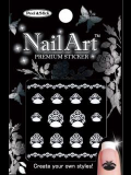 Nail Art Sticker NSF-10(White)
