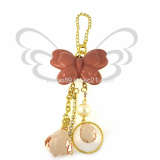 Ribbon Butterfly Charm Strap