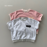 DE MARVI Kids Toddler Match Short sleeve Sweatshirts Boys Girls Summer Wear Wholesale Korean 