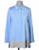 WOMEN'S two style cotton shirts [BLUE]