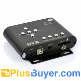2 Channel Car DVR with PIP Real Time Viewing