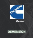 Cummins Generator Set Demension