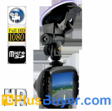 Full HD Portable Car DVR (1080P, HDMI, Motion Detect, MIC, Nightvision)