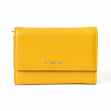 Signature Small Womens Leather Wallet _ Yellow