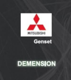 Mitsubishi Generator Set Demension