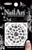 Nail Art Sticker NSD-01(Black Color), 12 designs are availalbe.