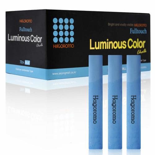 72 Pcs/Violet Dustless HAGOROMO Fulltouch Luminous Chalk 1 Box Non-Toxic 