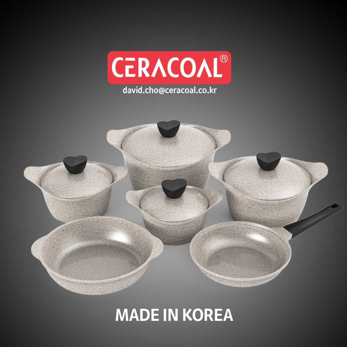 Korea Excellent Ceramic Coating Cookware Set