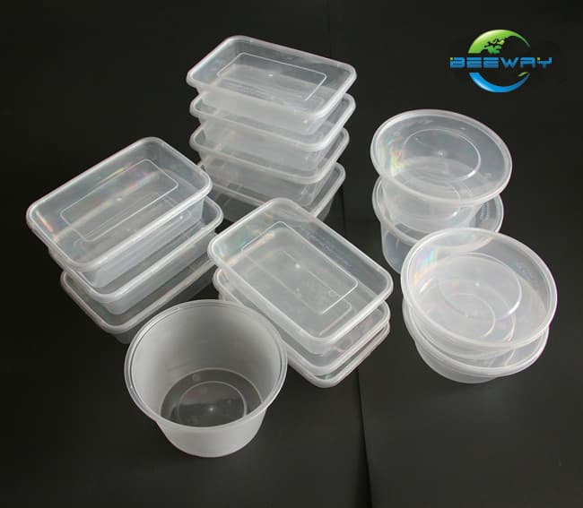 Buy Wholesale China Pp Microwavable Round Disposable Plastic Food