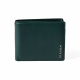 Signature Storage Mens Leather Wallet _ Forest