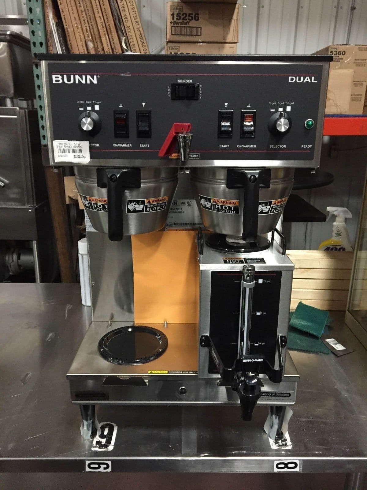 BUNN Dual Soft Heat BrewWISE DBC Commercial Coffeemaker 